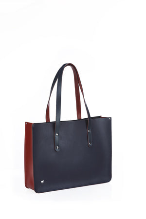 Saunton Leather Tote Shopper