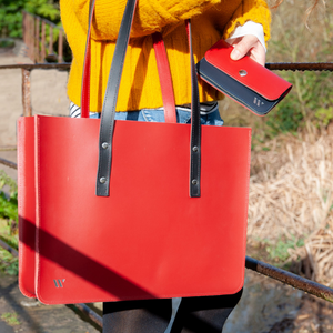 Saunton Leather Tote Shopper