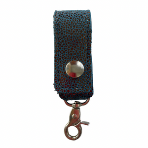 Sparkly blue "you got this" Leather Key Lanyard
